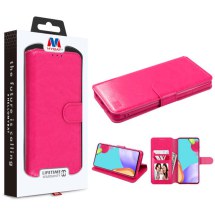 MYBAT Element Wallet Case for Samsung Galaxy A52 & A52 5G (Hot Pink) (Closeout)