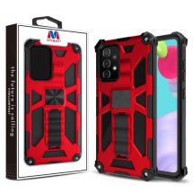 MYBAT Sturdy Hybrid Case for Samsung Galaxy A52 & A52 5G (Red & Black) (Closeout)