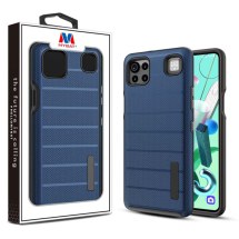 MYBAT Textured Fusion Case for LG K92 5G (Ink Blue & Black) (Closeout)