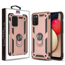 MYBAT Anti-Drop Hybrid Case for Samsung Galaxy A02s (Rose Gold & Black) (Closeout)