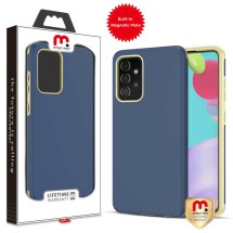 MYBAT Pro Fuse Hybrid Case for Samsung Galaxy A52 & A52 5G (Ink Blue & Gold) (Closeout)