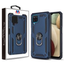 MYBAT Anti-Drop Hybrid Case for Samsung Galaxy A12 (Ink Blue & Black) (Closeout)