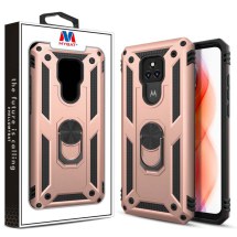 MYBAT Anti-Drop Hybrid Case for Motorola Moto G Play (2021) (Rose Gold & Black) (Closeout)