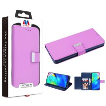 MYBAT Xtra Wallet Case for Motorola Moto G Power (2021) (Purple) (Closeout)