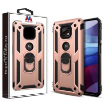 MYBAT Anti-Drop Hybrid Case for Moto G Power (2021) (Rose Gold & Black) (Closeout)