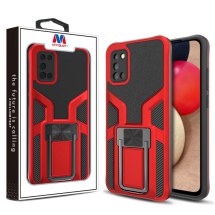 MYBAT Anti-Drop Protector Case for Samsung Galaxy A02s (Red & Black) (Closeout)