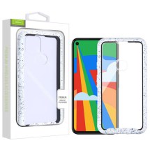 Airium Splash Hybrid Case for Google Pixel 5 (Speckled White)