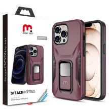 MYBAT Pro Stealth Case for Apple iPhone 13 Pro (Plum & Black) (Closeout)