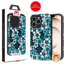 MYBAT Pro Fuse Hybrid Case for Apple iPhone 13 Pro (Blue Hibiscus) (Closeout)