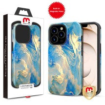 MYBAT Pro Fuse Hybrid Case for Apple iPhone 13 Pro (Ocean Marble) (Closeout)