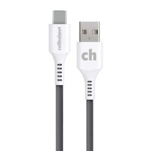 Cellhelmet 3ft Round USB C Cable (Black & White)