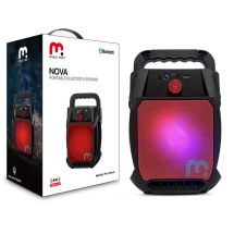 MYBAT Pro Nova Bluetooth Speaker with LED Lights (Black & Red) (Closeout)