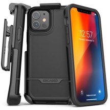 Encased Rebel Case for Apple iPhone 12 & 12 Pro (Black)