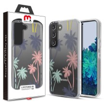 MYBAT Pro Mood Case for Samsung Galaxy S22 (Pastel Palms) (Closeout)