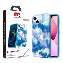 MYBAT Pro Chic Case for Apple iPhone 13 (Blue Tie Dye) (Closeout)