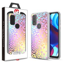 MYBAT Pro Mood Case for Motorola Moto G Pure (Holographic Leopard)