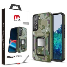 MYBAT Pro Stealth Case for Samsung Galaxy S22+ (Army Green Camo & Black) (Closeout)