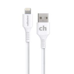 Cellhelmet 6ft Round Lightning Cable (White)