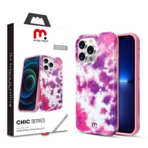 MYBAT Pro Chic Case for Apple iPhone 13 Pro Max (Pink Tie Dye) (Closeout)