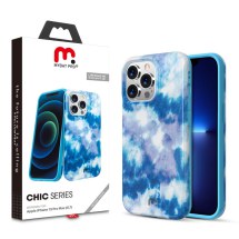 MYBAT Pro Chic Case for Apple iPhone 13 Pro Max (Blue Tie Dye) (Closeout)