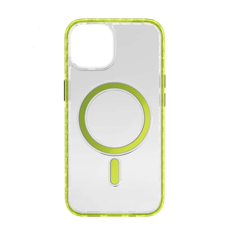 Cellhelmet Magnitude MagSafe Case for Apple iPhone 14 (Electric Lime)