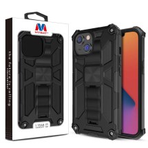 MYBAT Sturdy Hybrid Case for Apple iPhone 14 (Black)