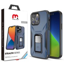 MYBAT Pro Stealth Case for Apple iPhone 14 Pro Max (Blue & Black)