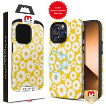 MYBAT Pro Fuse Hybrid MagSafe Case for Apple iPhone 14 Pro (Yellow Daisy) (Closeout)