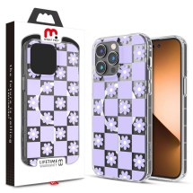 MYBAT Pro Mood MagSafe Case for Apple iPhone 14 Pro (Retro Purple Flowers) (Closeout)