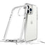 Prodigee Safetee Steel Case for Apple iPhone 14 Pro Max (Clear & White)