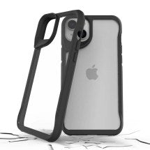 Prodigee Super Hero Case for Apple iPhone 14 Plus (Clear & Black)