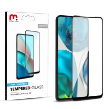 MYBAT Pro Full Coverage Tempered Glass Screen Protector for Motorola Moto G 5G (2022) (Black Border)