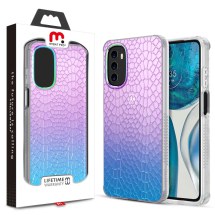 MYBAT Pro Mood Case for Motorola Moto G 5G (2022) (Iridescent Snake)