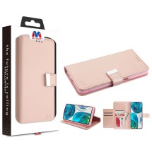 MYBAT Xtra Wallet Case for Motorola Moto G 5G (2022) (Rose Gold) (Closeout)