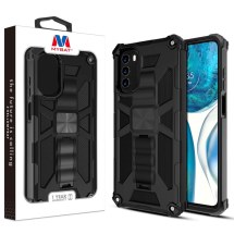 MYBAT Sturdy Hybrid Case for Motorola Moto G 5G (2022) (Black)