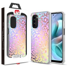 MYBAT Pro Mood Case for Motorola Moto G Stylus 5G (2022) (Holographic Leopard) (Closeout)