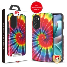 MYBAT Fuse Hybrid Case for Motorola Moto G Stylus 5G (2022) (Tie Dye Swirl) (Closeout)