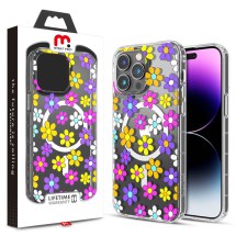 MYBAT Pro Mood MagSafe Case for Apple iPhone 14 Pro Max (Multi-Color Daisy) (Closeout)