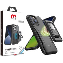 MYBAT Pro Stealth MagKick Case for Apple iPhone 14 Pro Max (Black) (Closeout)