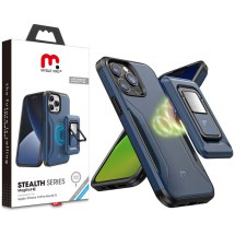 MYBAT Pro Stealth MagKick Case for Apple iPhone 14 Pro Max (Blue & Black) (Closeout)