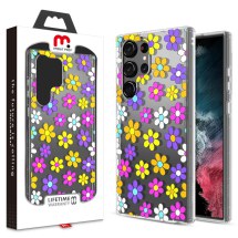 MYBAT Pro Mood Case for Samsung Galaxy S23 Ultra (Multi Color Daisy) (Closeout)