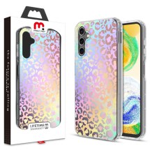 MYBAT Pro Mood Case for Samsung Galaxy A14 & A14 5G (Holographic Leopard) (Closeout)