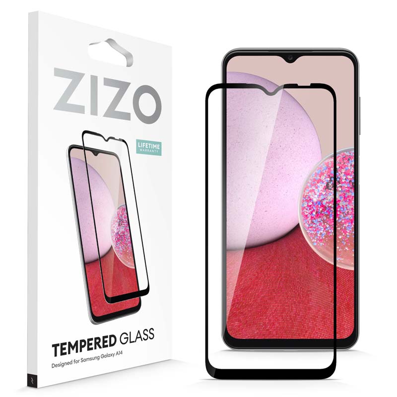Zizo Full Coverage Tempered Glass Screen Protector for Samsung Galaxy A14 & A14 5G