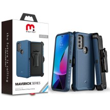 MYBAT Pro Maverick Case for Motorola Moto G Play (2023) (Blue & Black) (Closeout)