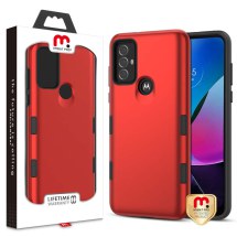 MYBAT Pro TUFF Subs Case for Motorola Moto G Play (2023) (Red & Black)