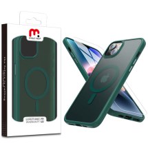 MYBAT Pro MagSafe Skin Feeling Case for Apple iPhone 14 Plus (Green)