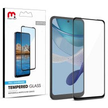 MYBAT Pro Full Coverage Tempered Glass Screen Protector for Motorola Moto G (2023) (Black Border)