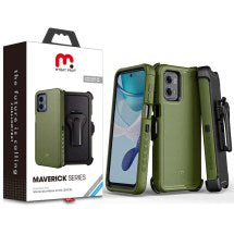 MYBAT Pro Maverick Case for Motorola Moto G (2023) (Army Green & Black)