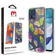 MYBAT Pro Mood Case for Motorola Moto G (2023) (Neon Butterflies)