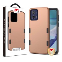 MYBAT Pro TUFF Subs Case for Motorola Moto G (2023) (Rose Gold & Black)